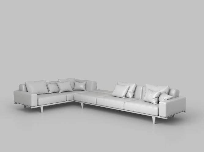 沙发建模 渲染|三维|产品|z64580263 - 临摹作品 